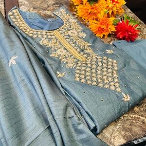 Beautiful Stone work indian dress 👗